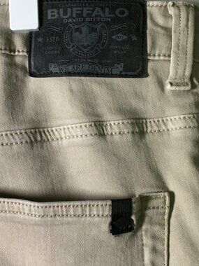 Buffalo David Bitton Men's Pants Tan/Sand Straight/Six Sz 42/30